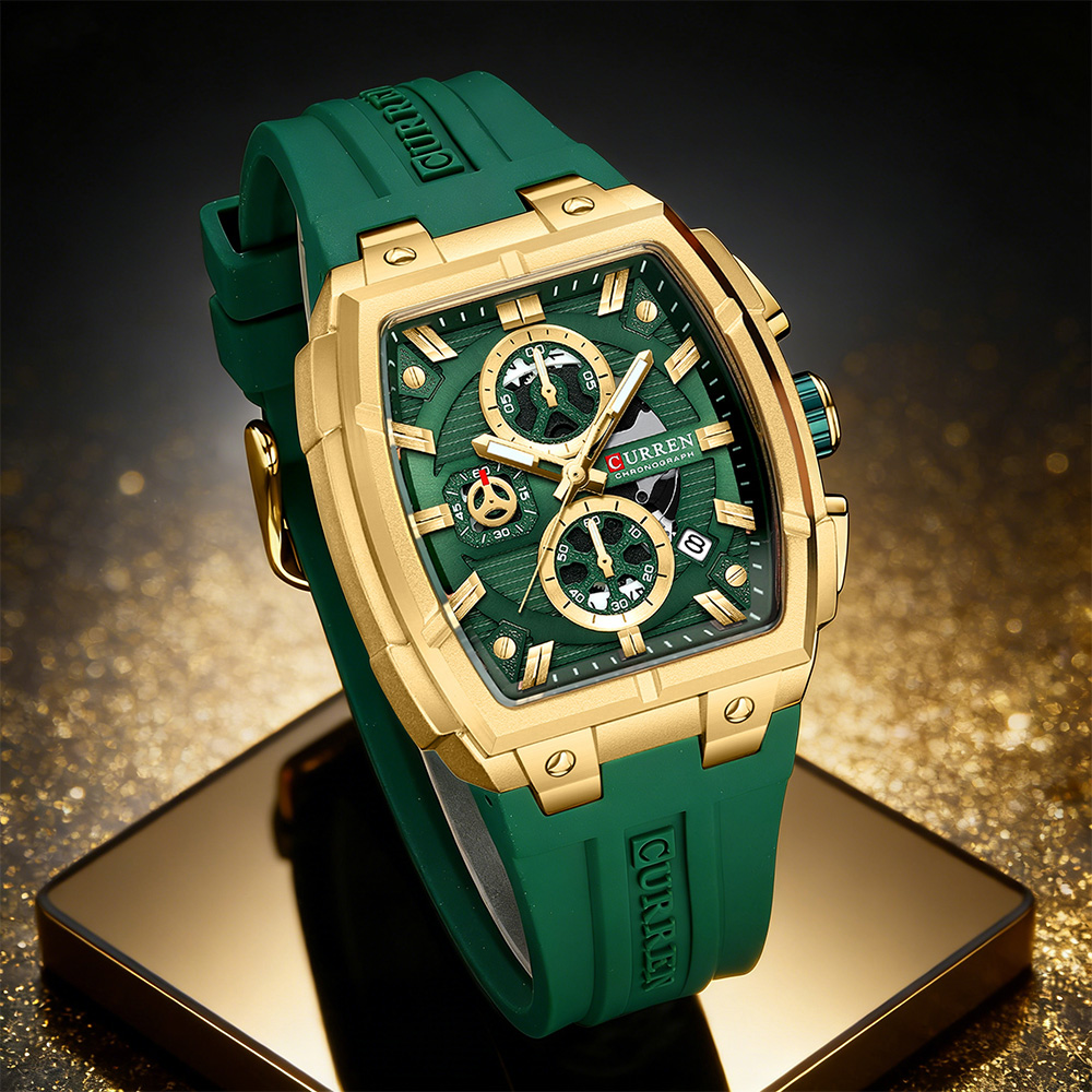 Watch Accessories - CURREN Luksusowy Zegarek Męski Vintage Sportowy