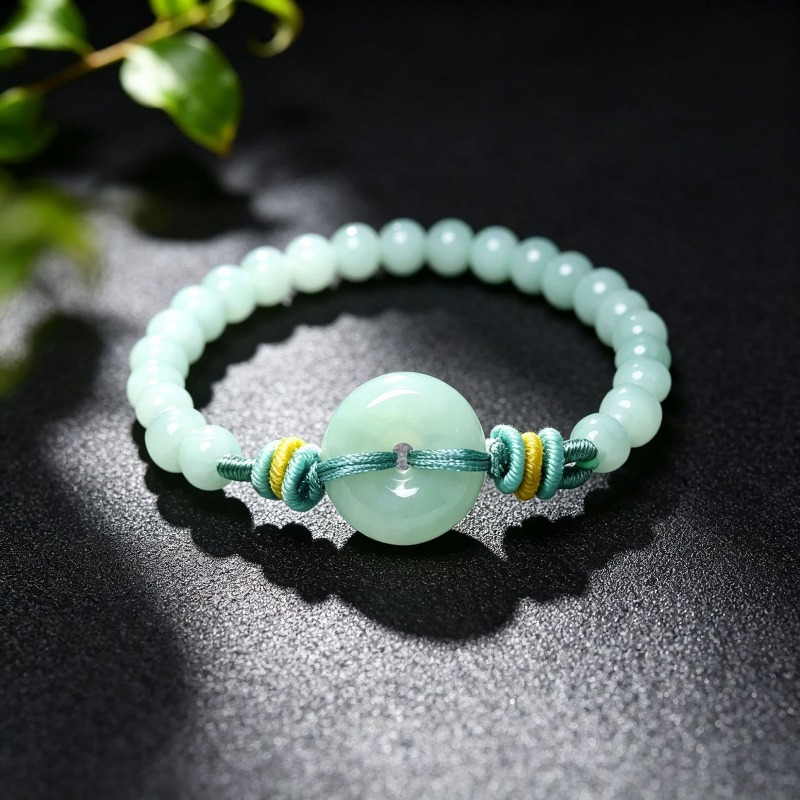 Bracelets - Naturalny prawdziwy szmaragd, niebieska woda, koraliki