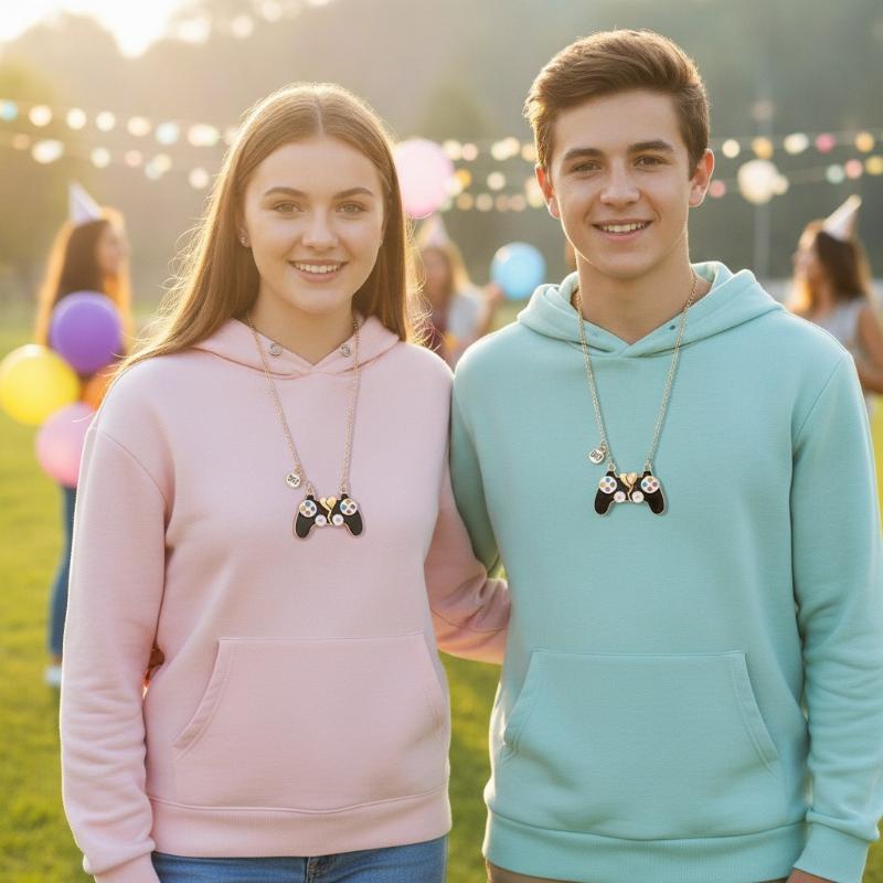 2 sztuki – magnetyczny naszyjn – Magnetic Couple Matching Necklaces recenzja i cena