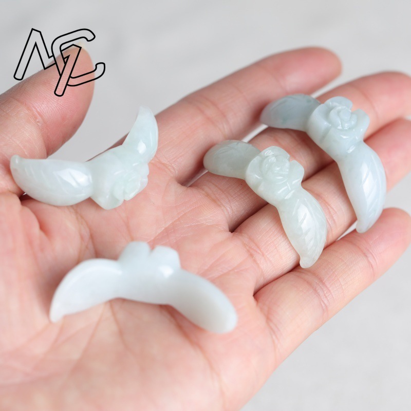 2 szt. Naturalny Biały Jadeito – Earrings recenzja i cena