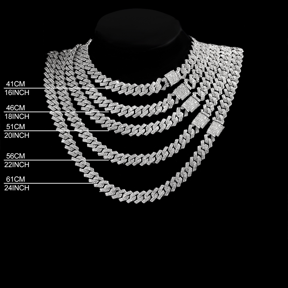 14mm Iced Out Prong Cuban Link – Cuban Link Chain 12Mm recenzja i cena