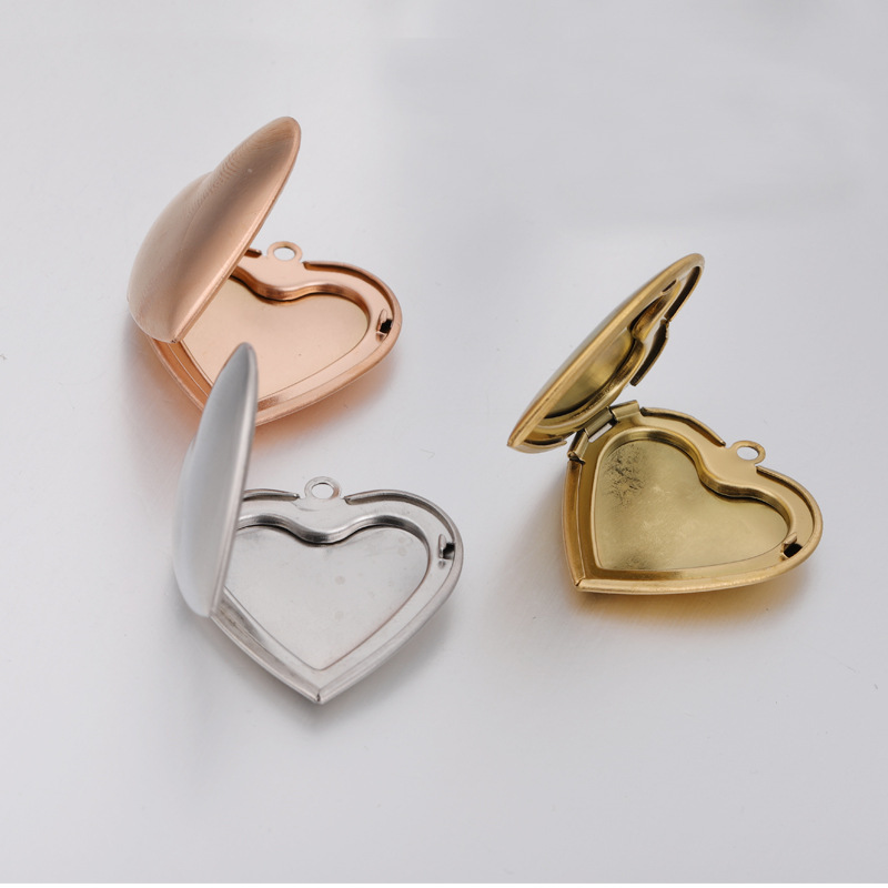Fnixtar 10 szt. breloczków z r – Heart Locket Necklace Photo recenzja i cena