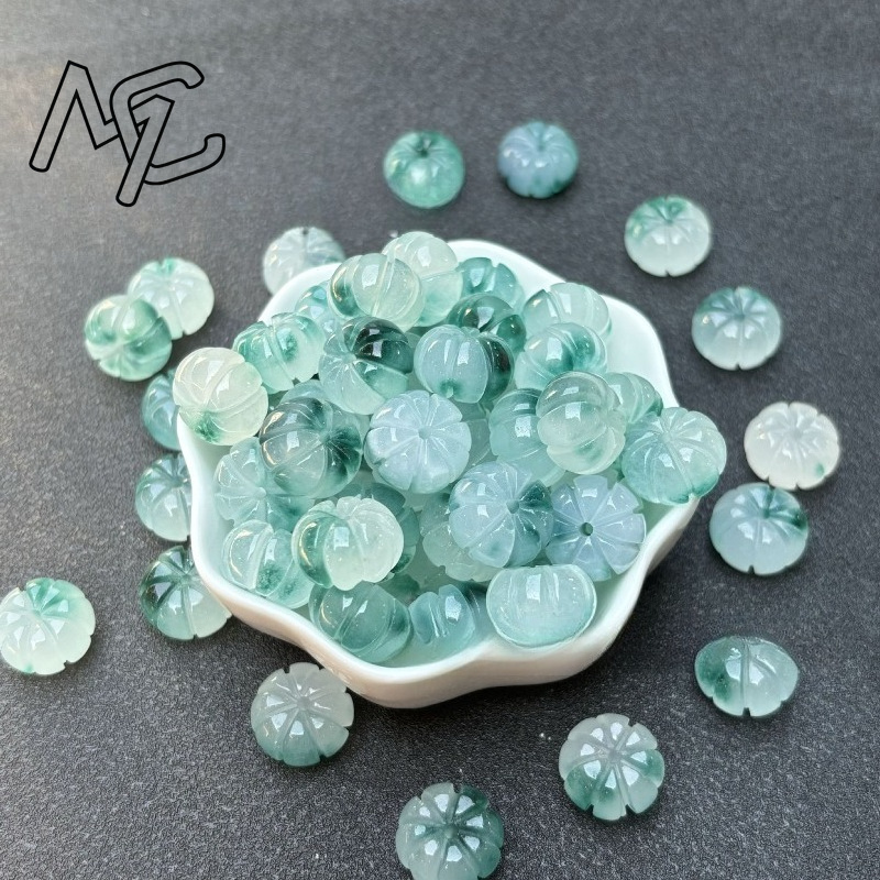10 sztuk zielony jadeit dynia  – Earrings recenzja i cena