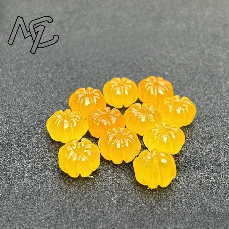 10 sztuk zielony jadeit dynia  – Earrings recenzja i cena