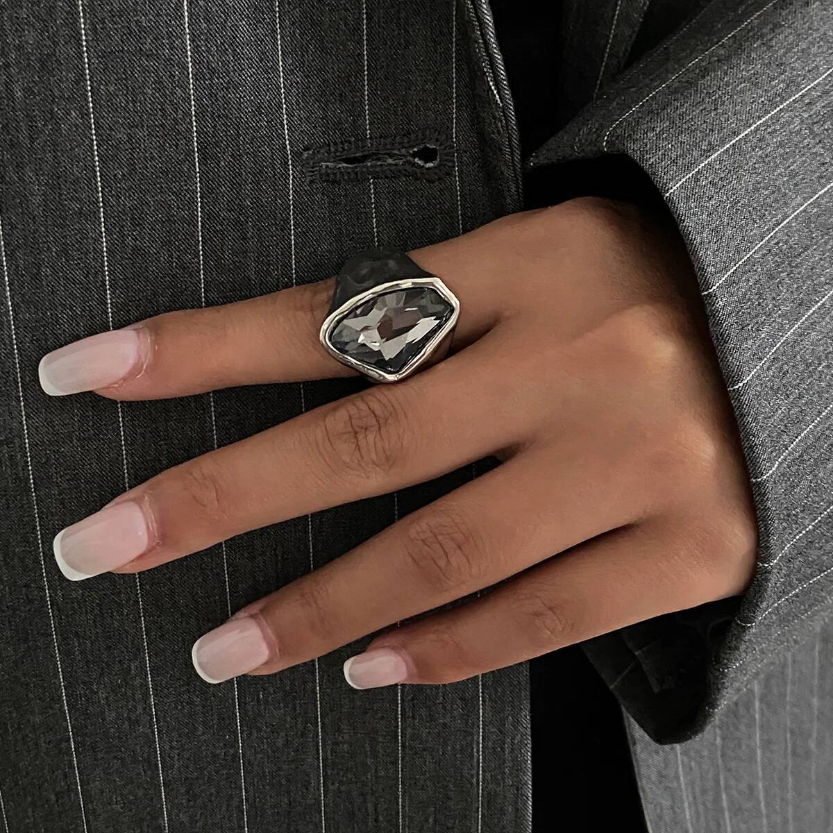 Salircon Vintage Czarne Akrylo – Vintage Punk Knuckle Rings Set recenzja i cena