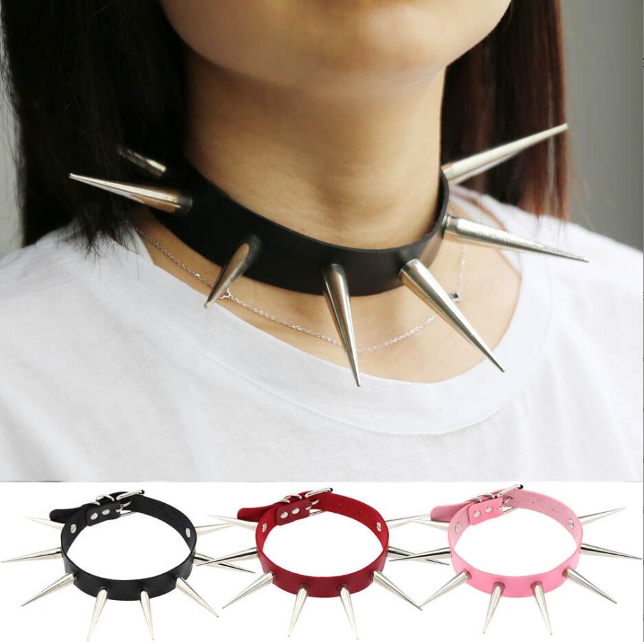 Emo Spike Choker Punk Collar K – Goth Punk Spike Choker recenzja i cena