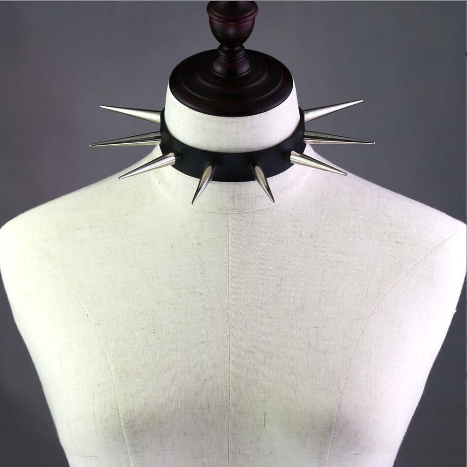 Emo Spike Choker Punk Collar K – Goth Punk Spike Choker recenzja i cena