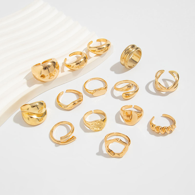 Moda Vintage metalowe pierścio – Vintage Punk Knuckle Rings Set recenzja i cena