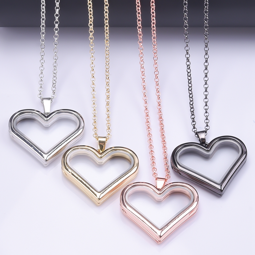 1Pc Y2K Girl Sweet Love Heart  – Heart Locket Necklace Photo recenzja i cena