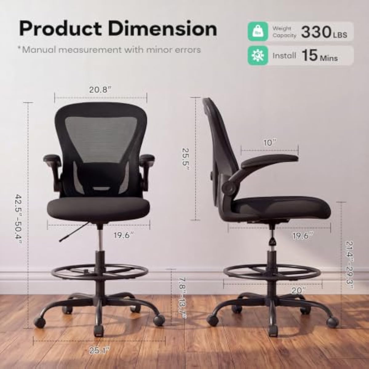 Ergonomiczne, wysokie krzesło  – Rings recenzja i cena