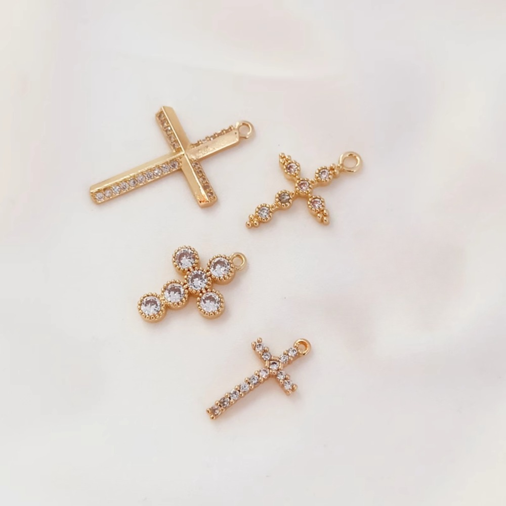 Bransoletka z zawieszką w kszt – Cross Pendant Necklace Gold recenzja i cena