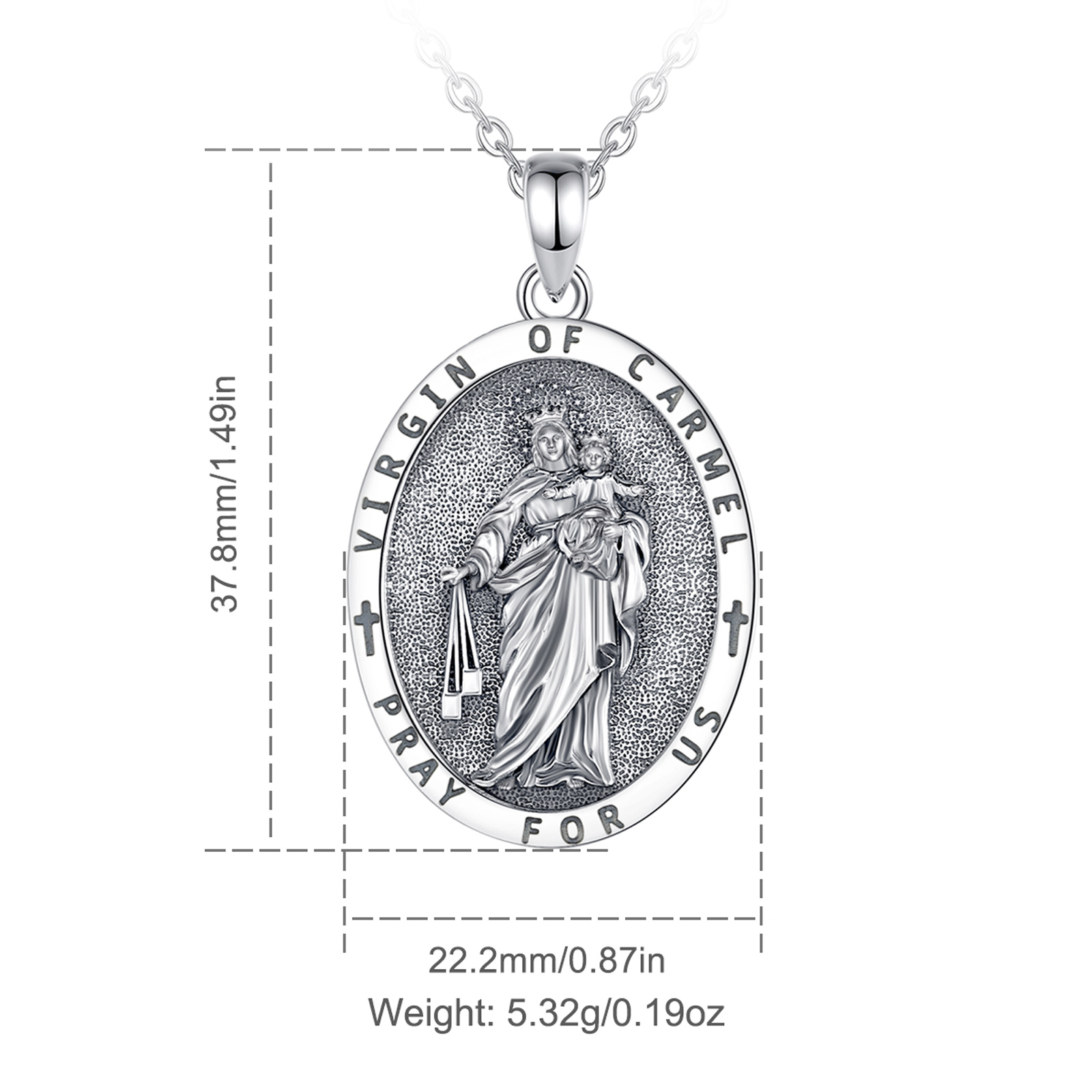 Eudora Srebro Próby 925 Naszyj – 925 Sterling Silver Chain Necklace Men recenzja i cena