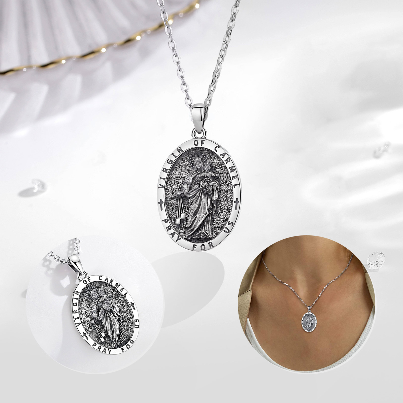 Eudora Srebro Próby 925 Naszyj – 925 Sterling Silver Chain Necklace Men recenzja i cena
