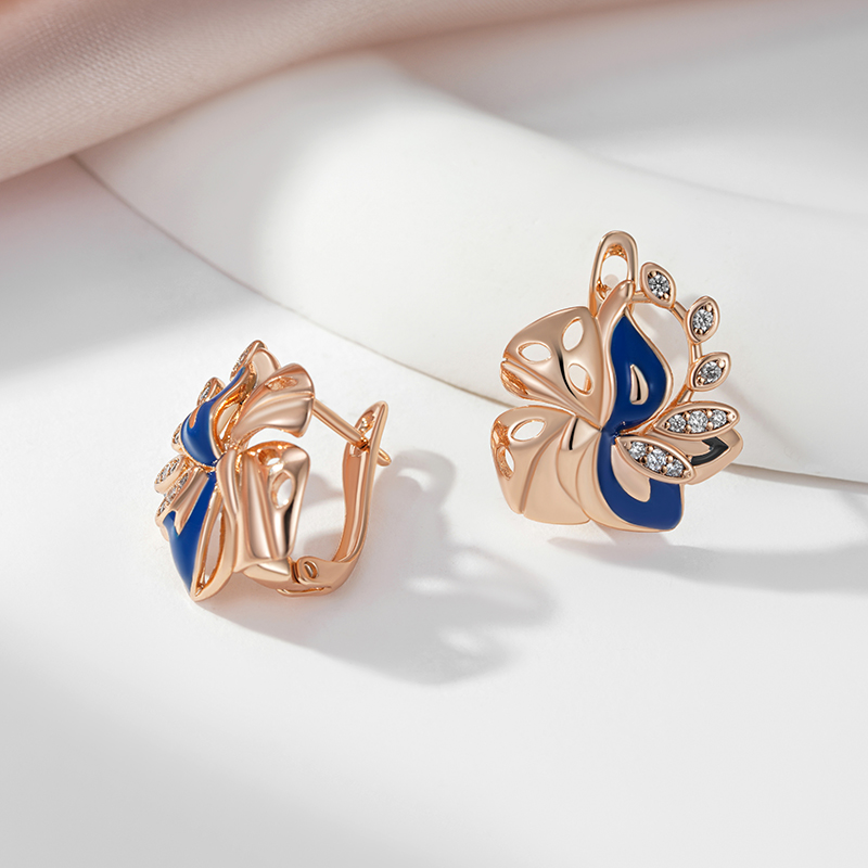 SYOUJYO kształt liścia 585 kol – Earrings recenzja i cena