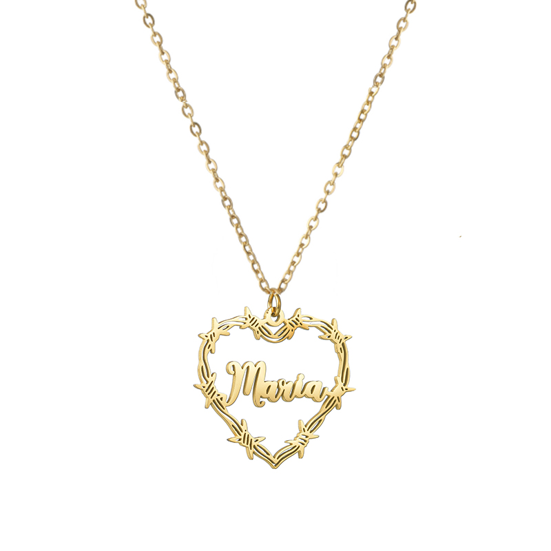Goxijite Personalizowany Zesta – Custom Name Necklace Stainless Steel recenzja i cena