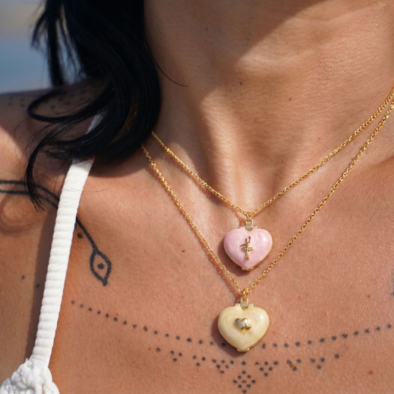 Naszyjnik w kształcie serca w  – Heart Locket Necklace Photo recenzja i cena