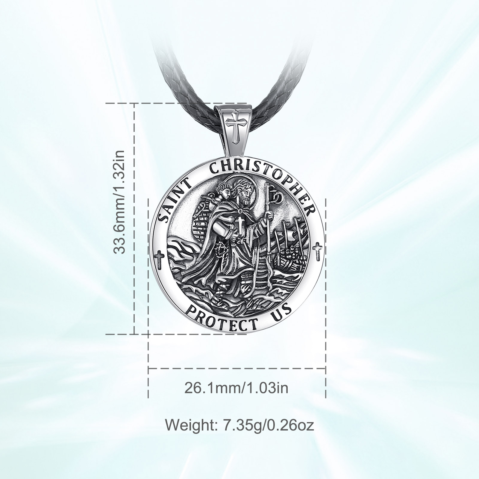 Eudora Nowy Srebrny Naszyjnik  – 925 Sterling Silver Chain Necklace Men recenzja i cena