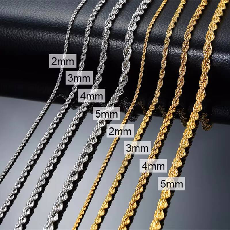 Męskie liny długi naszyjnik st – Cuban Link Chain 12Mm recenzja i cena